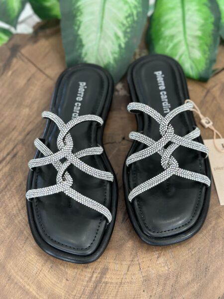 Pierre Cardin Taşlı Şık Terlik PC5104