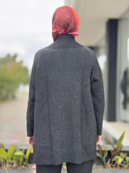 Tığ Triko Sim Detaylı Hırka HRK21686