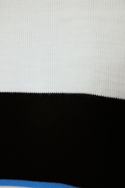 Touche Boğazlı Çizgili Kazak 23F1XD106