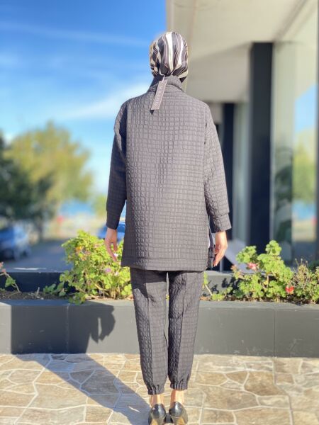 Qupra Kapitone Tunik Pantolon Takım QAV52034