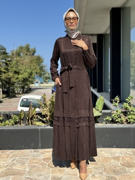 Misswhence Güpürlü İpek Pardesü 36528