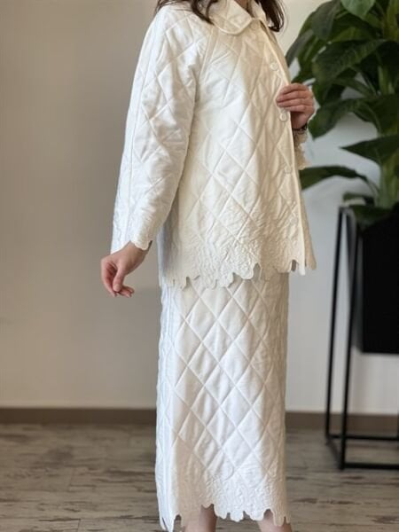 İpek Kapitone Etek ZEMS-2233