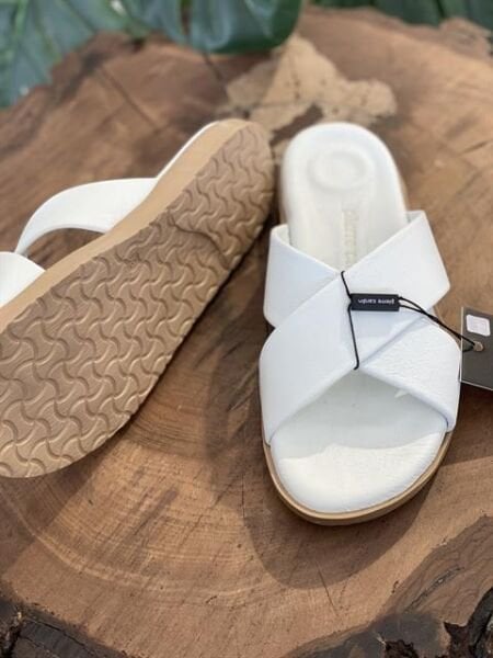 Pierre Cardin Beyaz Terlik 7106