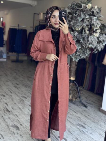 Tığ Triko Sırt Nakış ve Boncuk Detaylı Kap KAP3082