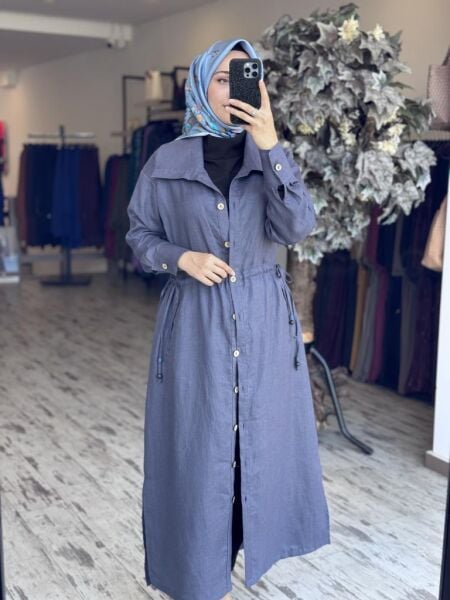 Tığ Triko Sırt Nakış ve Boncuk Detaylı Kap KAP3082