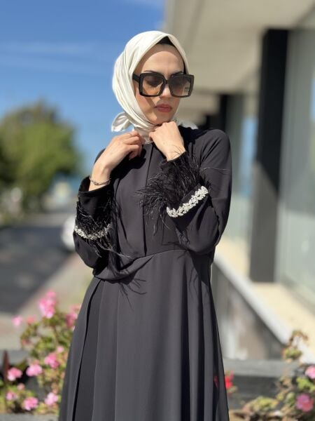 Almarwah Kolları Taş Detaylı Abiye Tulum 90450