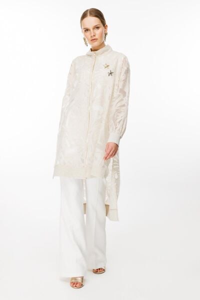 Ghisa Fermuarlı Desenli Kap G2646 TAŞ - 1