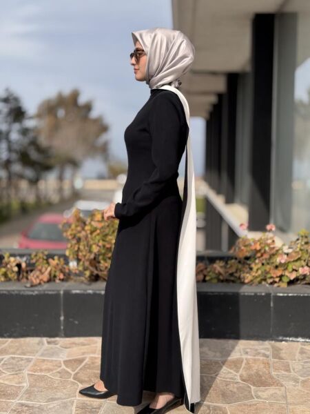QooQ Store Balance Elbise 25SS404 SİYAH - 38