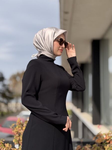 QooQ Store Balance Elbise 25SS404 SİYAH - 38