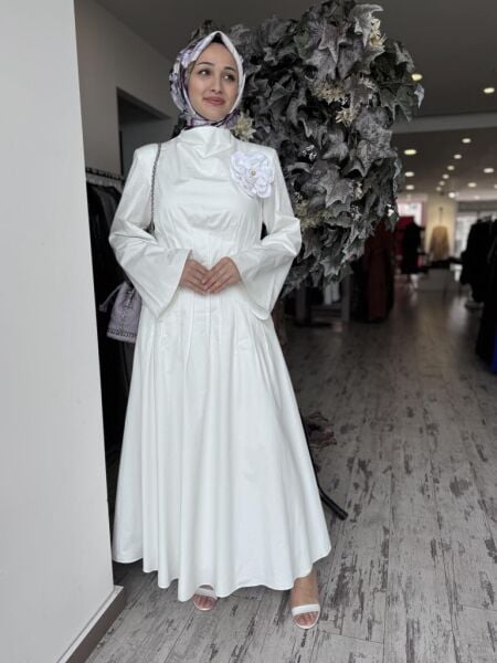 Vuu Önü Arka Pensli Elbise 25SSV4014