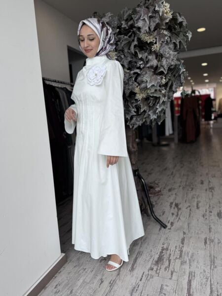 Vuu Önü Arka Pensli Elbise 25SSV4014