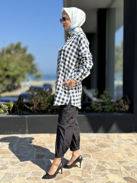 Almarwah Kapüşonlu Çıtçıtlı Oduncu Gömlek 404885