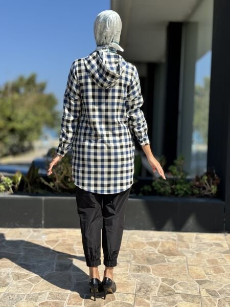 Almarwah Kapüşonlu Çıtçıtlı Oduncu Gömlek 404885