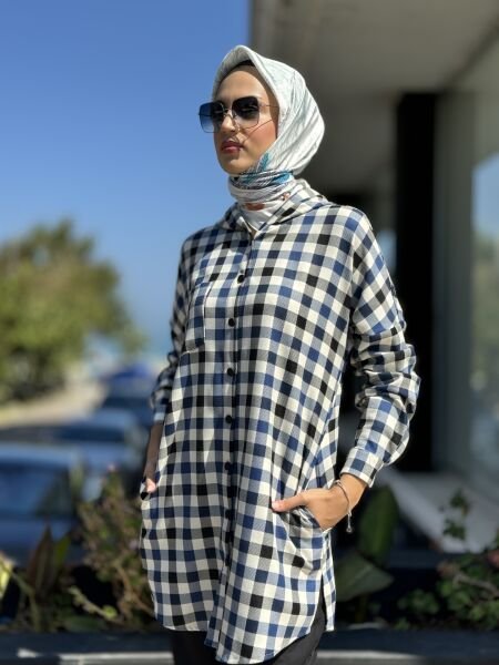 Almarwah Kapüşonlu Çıtçıtlı Oduncu Gömlek 404885