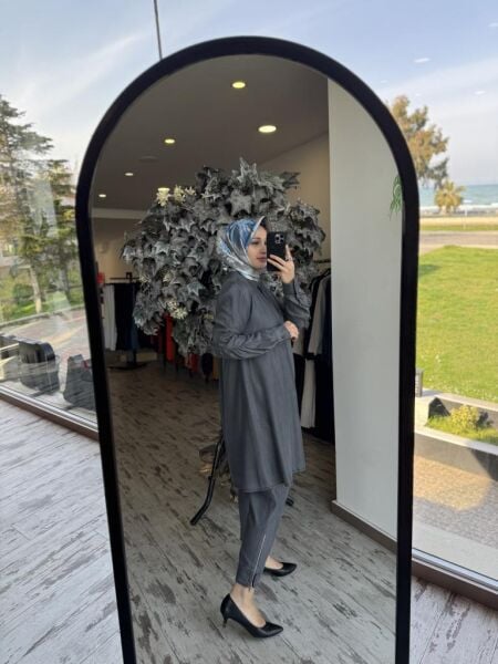 Misswhence Paçası Fermuarlı Tencel Pantolon 37103