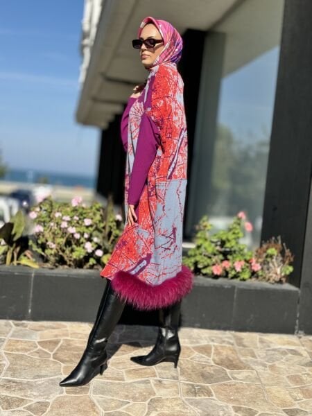 Misswhence Kürklü Triko Kap 36406