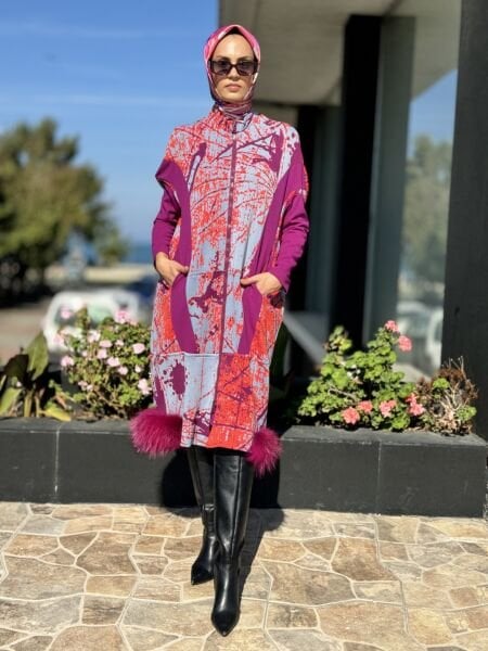 Misswhence Kürklü Triko Kap 36406