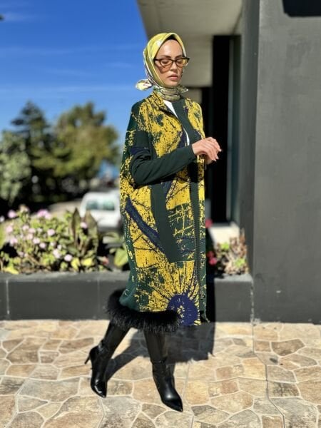 Misswhence Kürklü Triko Kap 36406