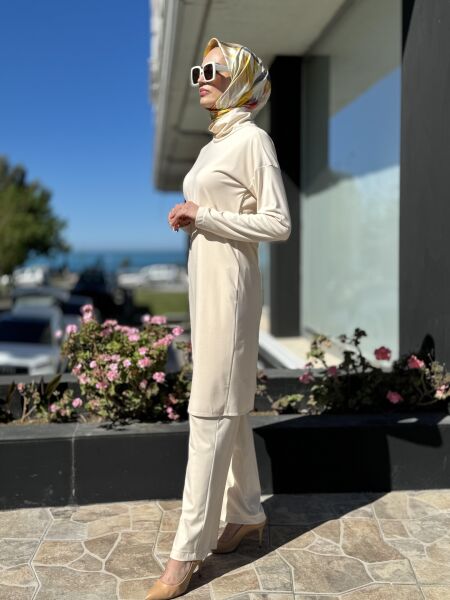Qupra Maxi Tunik Pantolon Takım QAY62110