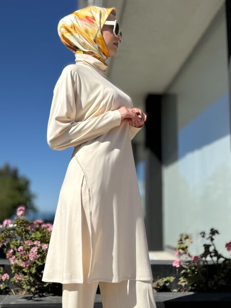 Qupra Maxi Tunik Pantolon Takım QAY62110