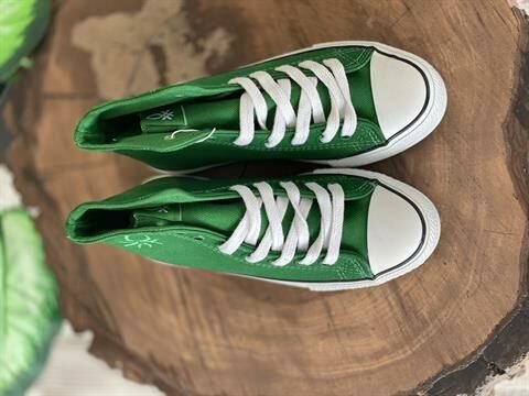 Benetton Yeşil Converse Spor Ayakkabı 30628 YEŞİL - 39