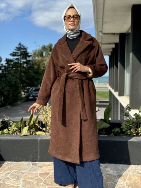 Almarwah Kuşaklı Kap/Pardesü 505283