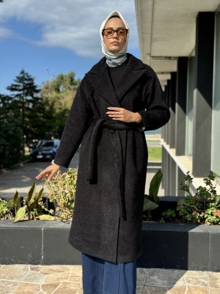 Almarwah Kuşaklı Kap/Pardesü 505283