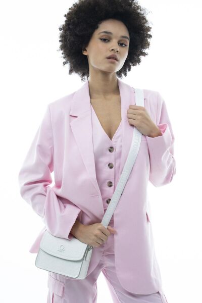 Benetton Monogram Yazılı Küçük Çapraz Çanta BNT1078