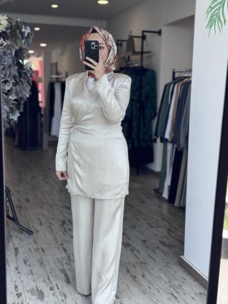 Almarwah Önü Kapaklı Ceket Pantolon Takım 202775