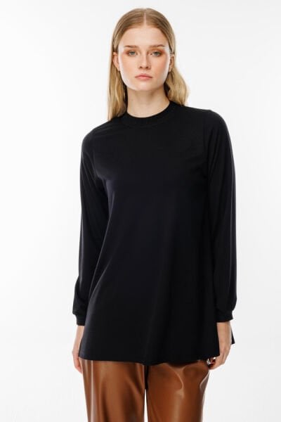 Ghisa Yaka Ve Kol Ribanalı Tunik G4829