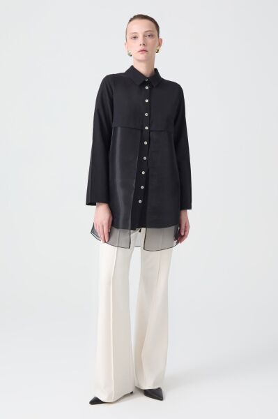 Touche Organze Detaylı Gömlek 24F1B0010