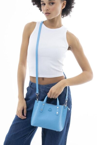 Benetton Monogram Yazılı Küçük El Çantası BNT1045