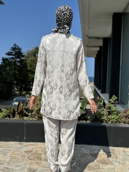 Almarwah Pantolon Paçası Düğme Detaylı Takım 202558