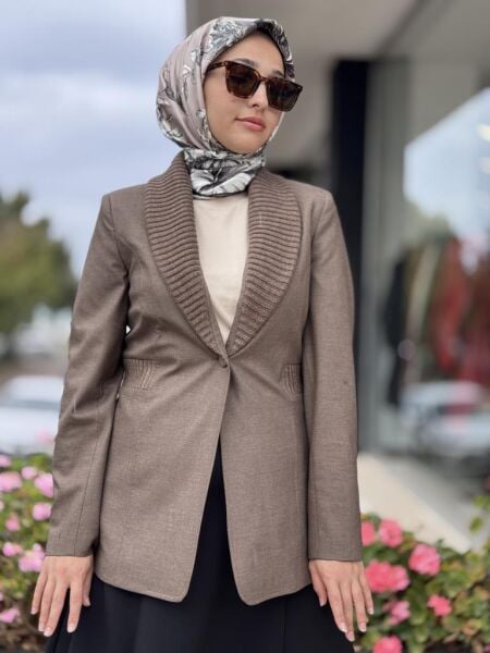 Kahma Triko Detaylı Ceket