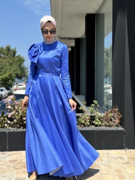 Jamila Sarah Şantuk Güllü Abiye Elbise 3038