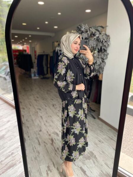 Ghisa Nakış Detaylı Ceket Etek Takım 4043