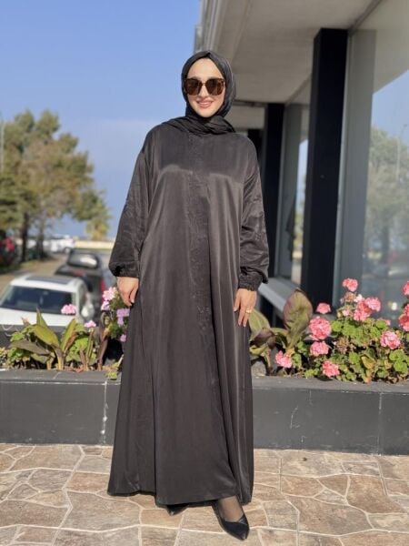 Misswhence Nakış Detaylı Şal Aksesuralı Pardesü 38514