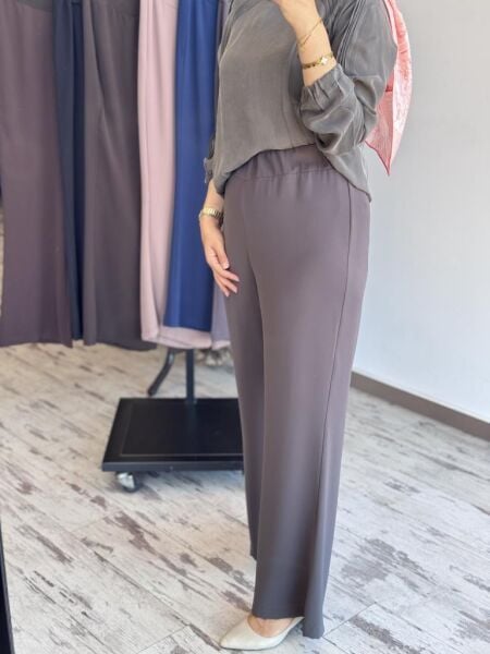 Misswhence Beli Lastikli Bol Paça Pantolon 37150