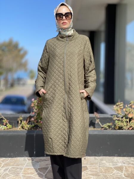 Almarwah Fermuarlı Kapitone Kap 404835