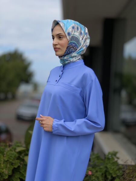 Misswhence Yün Tunik 34000 MAVİ - 40