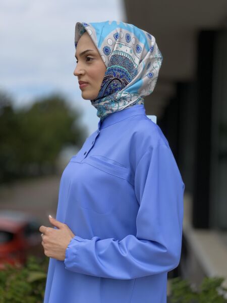 Misswhence Yün Tunik 34000 MAVİ - 40