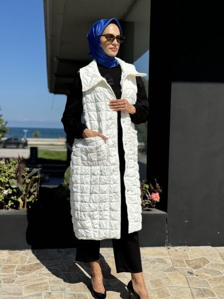 Almarwah Kapitone Çıtçıtlı Yelek 505287