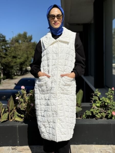 Almarwah Kapitone Çıtçıtlı Yelek 505287