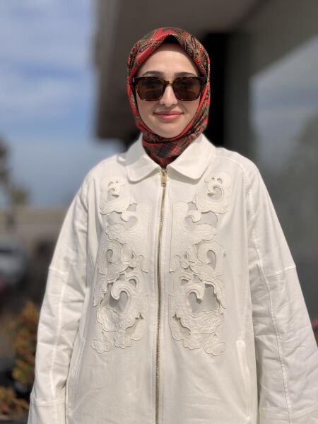 Qupra Nakış İşlemeli Fermuarlı Ceket Pantolon Takım WAB82002