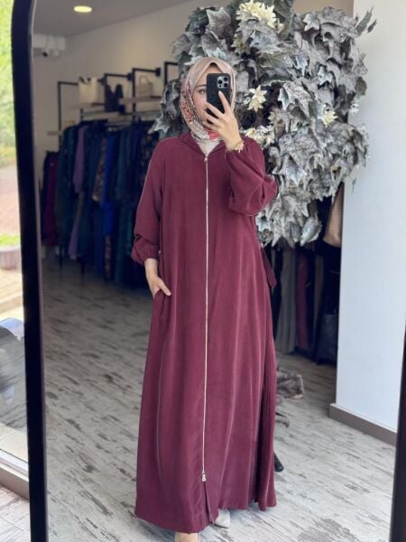 Misswhence Drape ve Yan Kemer Detaylı Cupra İpek Pardesü 37513