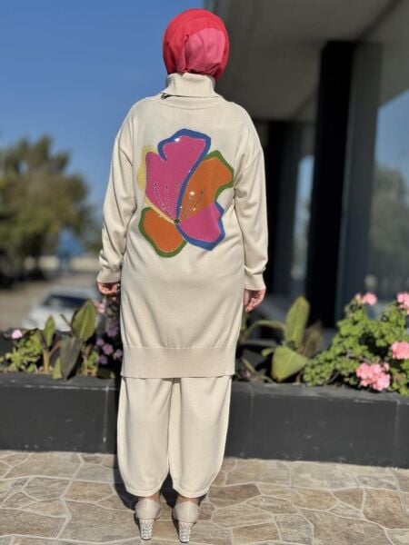 Ghisa Degaje Yaka Triko Tunik G4654