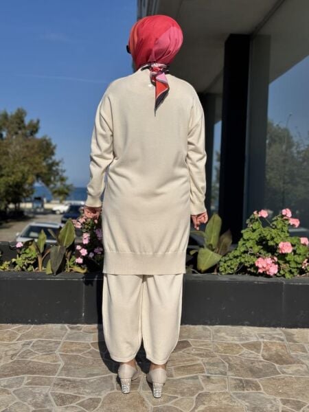 Ghisa Çiçek Desenli Triko Tunik G4662