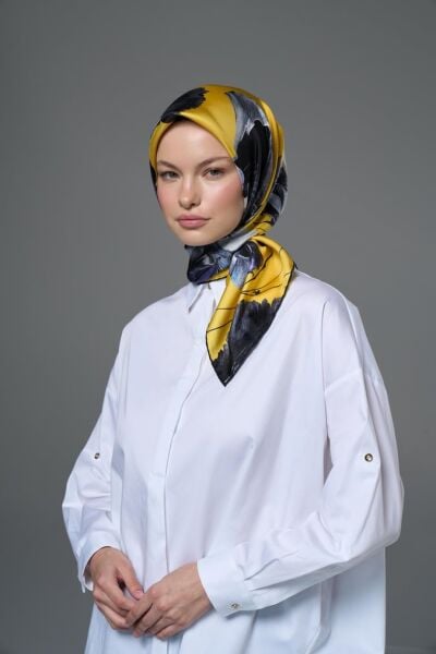 Maisa Hale 90X90 Twil İpek Eşarp