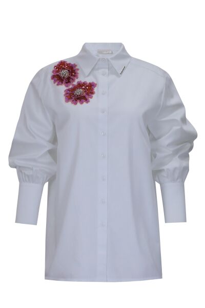 SENNA Nemo Omuzu İşlemeli Gömlek SD21005