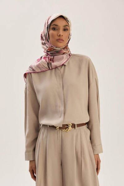 Maisa Buğu 90X90 Melburry İpek Eşarp
